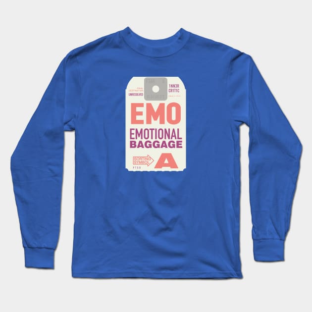 EMO Emotional Baggage Long Sleeve T-Shirt by RussellTateDotCom